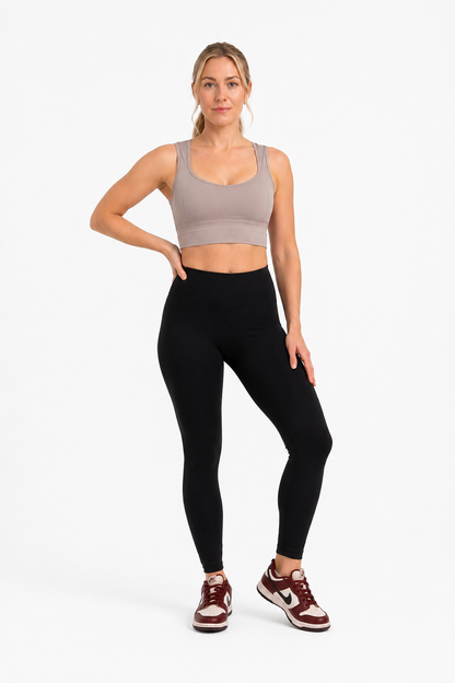 Black Seamless Sculpting Leggings