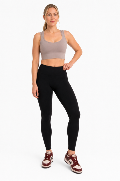 Black Seamless Sculpting Leggings